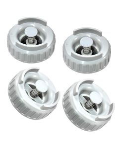 HQRP 4-Pack Bottle Cap Valve Assembly fits Emerson MoistAir/Kenmore Humidifiers, Compatible with Essick Air 509229-1 822419-2 Replacement